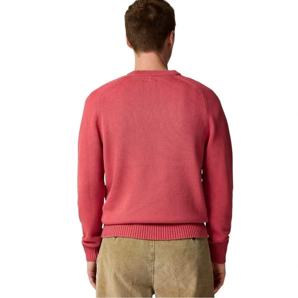 J Crew Men’s Classic Heritage 100% Cotton Crewneck Preppy Sweater Size Large